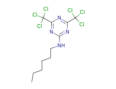 24802-87-7,N-hexyl-4,6-bis(trichloromethyl)-1,3,5-triazin-2-amine,s-Triazine,2-(hexylamino)-4,6-bis(trichloromethyl)- (8CI)