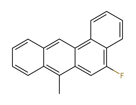 Molecular Structure of 2498-63-7 (5-fluoro-7-methyltetraphene)
