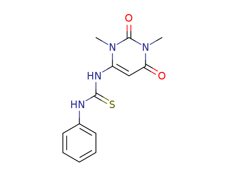 Thiourea,N-phenyl-N'-(1,2,3,6-tetrahydro-1,3-dimethyl-2,6-dioxo-4-pyrimidinyl)-