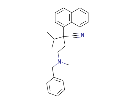 2572-70-5,1-NAPHTHALENEACETONITRILE, alpha-(2-(N-BENZYL-N-METHYLAMINO)ETHYL)-alp ha-ISOPROP,1-Naphthaleneacetonitrile,a-[2-(benzylmethylamino)ethyl]-a-isopropyl- (7CI,8CI)