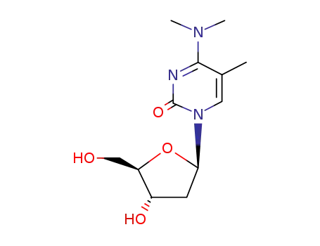 Molecular Structure of 25406-45-5 (Cytidine, 2'-deoxy-N,N,5-trimethyl-)