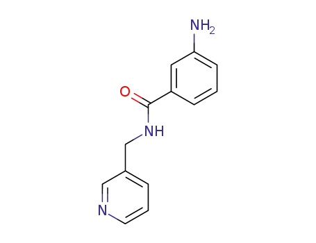 Molecular Structure of 25844-49-9 (3-amino-N-(3-pyridinylmethyl)benzamide)