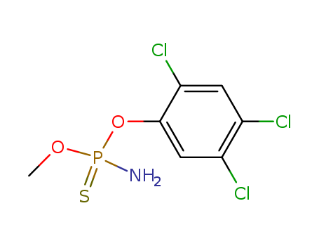 Phosphoramidothioicacid, O-methyl O-(2,4,5-trichlorophenyl) ester cas  2591-66-4