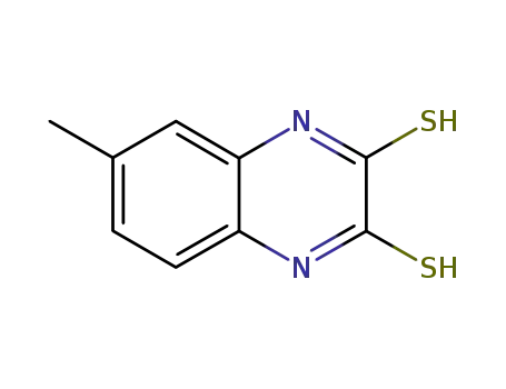 Molecular Structure of 25625-62-1 (6-Methylquinoxaline-2,3-dithiol)