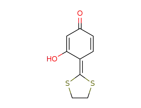 4-(1,3-dithiolan-2-ylidene)-3-hydroxycyclohexa-2,5-dien-1-one