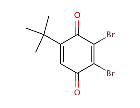 Molecular Structure of 25762-86-1 (2,3-dibromo-5-tert-butylcyclohexa-2,5-diene-1,4-dione)