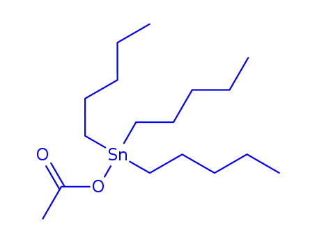 Molecular Structure of 2587-75-9 (tripentylstannanyl - acetic acid (1:1))