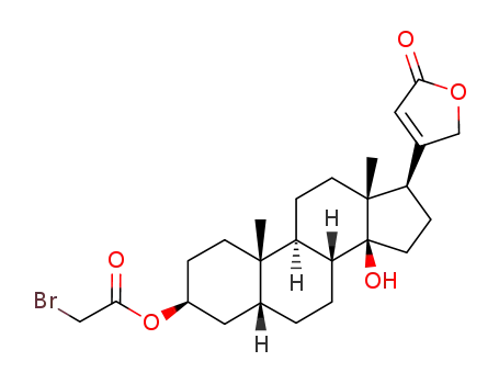 Molecular Structure of 31702-65-5 (digitoxigenin-3-bromoacetate)