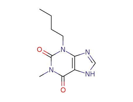 Molecular Structure of 31542-48-0 (1-methyl-3-butylxanthine)