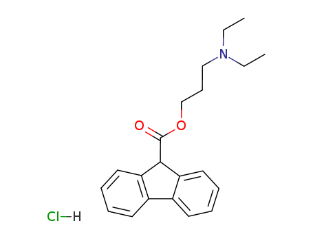 diethyl-[3-(9H-fluorene-9-carbonyloxy)propyl]azanium chloride