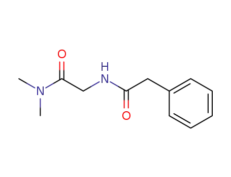 Molecular Structure of 25439-20-7 (N,N-dimethyl-2-[(2-phenylacetyl)amino]acetamide)