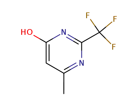 Molecular Structure of 2557-79-1 (6-methyl-2-(trifluoromethyl)-1H-pyrimidin-4-one)