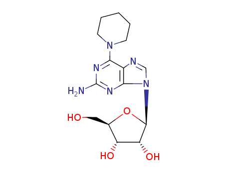 31747-34-9,9-pentofuranosyl-6-(piperidin-1-yl)-9H-purin-2-amine,Purine,2-amino-6-piperidino-9-b-D-ribofuranosyl- (8CI); NSC 281316