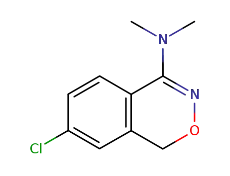 Molecular Structure of 25804-89-1 (7-chloro-N,N-dimethyl-4H-1,3-benzoxazin-4-amine)