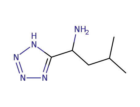 1H-Tetrazole-5-methanamine,  -alpha--(2-methylpropyl)-  (9CI)
