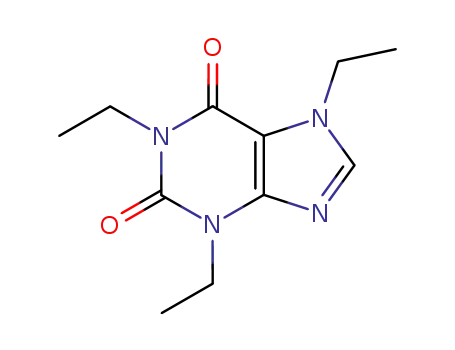 Molecular Structure of 31542-50-4 (1,3,7-triethyl-3,7-dihydro-1H-purine-2,6-dione)