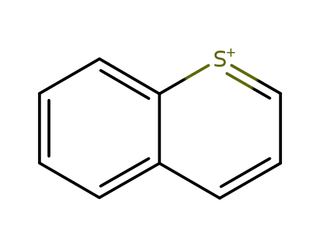 Molecular Structure of 254-38-6 (1-Benzothiopyrylium)