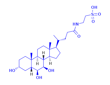 Ethanesulfonic acid,2-[[(3R,5â,6R,7R)-3,6,7- trihydroxy-24-oxocholan-24-yl]amino]-(32747-07-2)