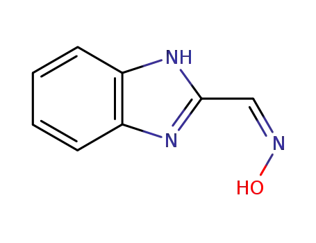Molecular Structure of 3173-92-0 (1H-Benzimidazole-2-carboxaldehyde,oxime(9CI))