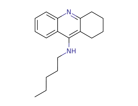 Molecular Structure of 316-87-0 (N-pentyl-1,2,3,4-tetrahydroacridin-9-amine)