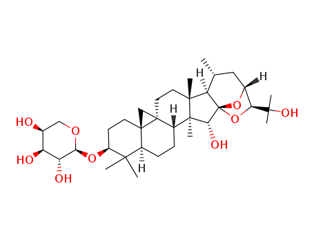 a-L-Arabinopyranoside, (3b,15a,16a,23R,24S)-16,23:16,24-diepoxy-15,25-dihydroxy-9,19-cyclolanostan-3-yl