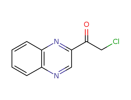 Molecular Structure of 25594-61-0 (Ketone, chloromethyl 2-quinoxalinyl (8CI))