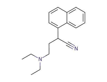 Molecular Structure of 2572-73-8 (α-[2-(Diethylamino)ethyl]-1-naphthaleneacetonitrile)