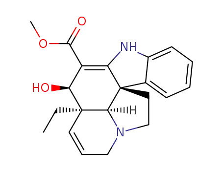 Molecular Structure of 93771-99-4 ((-)-17-hydroxytabersonine)