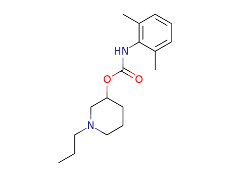 31755-19-8,N-(2,6-Dimethylphenyl)carbamic acid 1-propyl-3-piperidinyl ester,Carbanilicacid, 2,6-dimethyl-, 1-propyl-3-piperidyl ester (8CI)