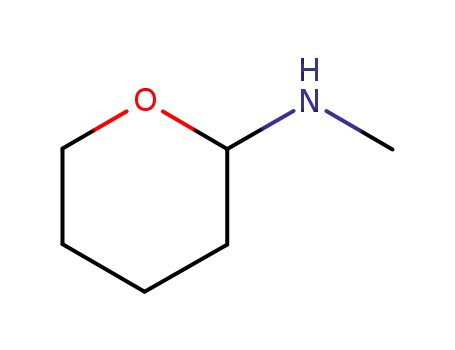 Molecular Structure of 2622-48-2 (2-methylaminotetrahydropyran)