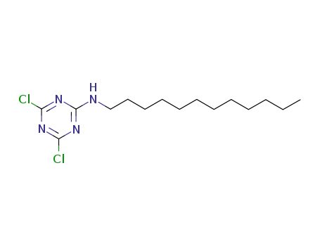 Molecular Structure of 26113-25-7 (4,6-dichloro-N-dodecyl-1,3,5-triazin-2-amine)