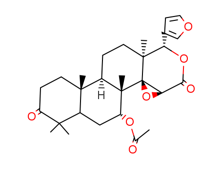 Oxireno[c]phenanthro[1,2-d]pyran-3,8(3aH,4bH)-dione,5-(acetyloxy)-1-(3-furanyl)dodecahydro-4b,7,7,10a,12a-pentamethyl-,(1S,3aS,4aR,4bS,5R,6aR,10aR,10bR,12aS)-