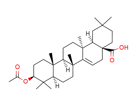 Molecular Structure of 28937-85-1 (acetylaleuritolic acid)