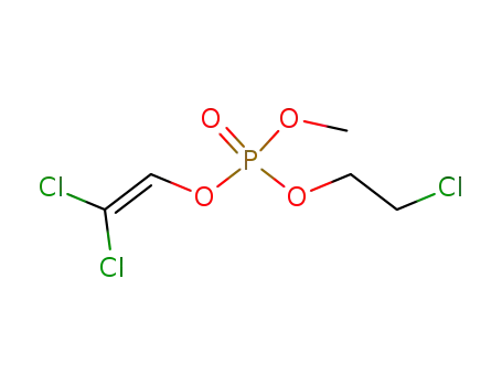 Molecular Structure of 3212-19-9 (2-chloroethyl 2,2-dichloroethenyl methyl phosphate)