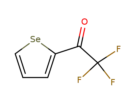 Molecular Structure of 26149-08-6 (Ethanone, 2,2,2-trifluoro-1-(selenophene-2-yl)-)