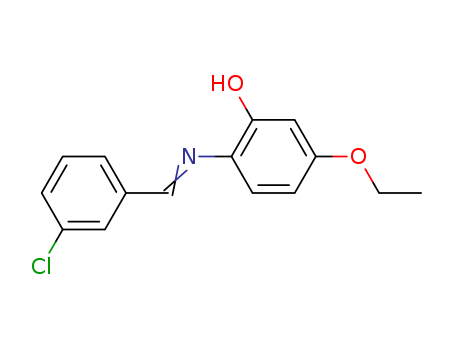 Phenol,2-[[(3-chlorophenyl)methylene]amino]-5-ethoxy-