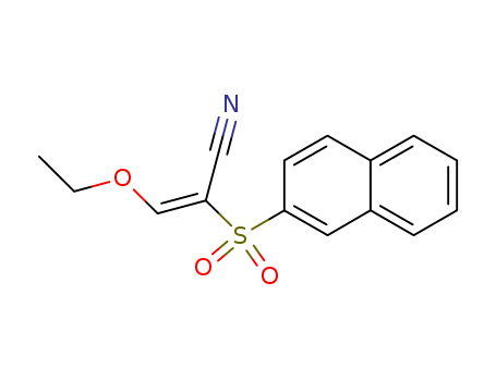 3-ETHOXY-2-(2-NAPHTHYLSULFONYL)ACRYLONITRILE
