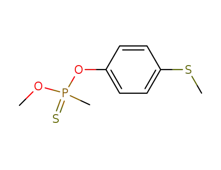 Phosphonothioic acid, methyl-, O-methyl O-(p-(methylthio)phenyl) ester