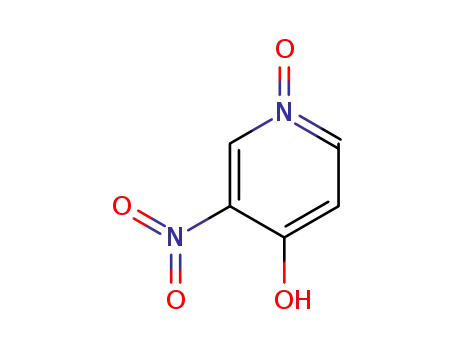 Molecular Structure of 31872-57-8 (4-HYDROXY-3-NITROPYRIDINE N-OXIDE)