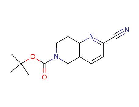 TERT-BUTYL 2-CYANO-7,8-DIHYDRO-1,6-NAPHTHYRIDINE-6(5H)-CARBOXYLATE