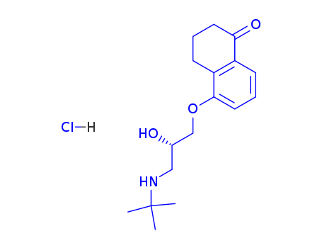 5-[3-(tert-butylamino)-2-hydroxypropoxy]-3,4-dihydro-2H-naphthalen-1-onehydrochloride