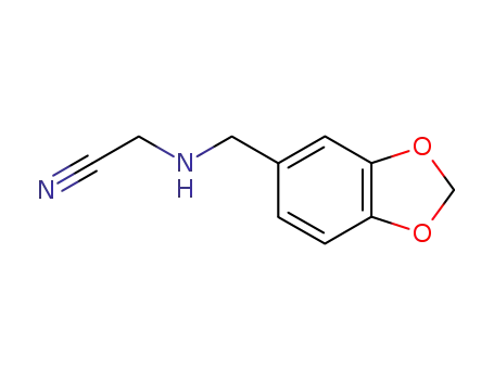 [(1,3-Benzodioxol-5-ylmethyl)amino]acetonitrile