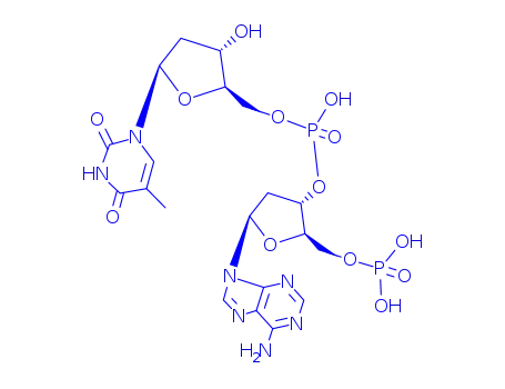 {(2R,3S,5R)-5-(6-amino-9H-purin-9-yl)-3-[(hydroxy{[(2R,3S)-3-hydroxy-5-(5-methyl-2,4-dioxo-3,4-dihydropyrimidin-1(2H)-yl)tetrahydrofuran-2-yl]methoxy}phosphoryl)oxy]tetrahydrofuran-2-yl}methyl dihydrogen phosphate (non-preferred name)