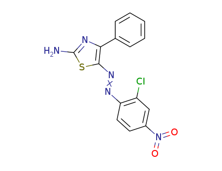 2-Thiazolamine,5-[2-(2-chloro-4-nitrophenyl)diazenyl]-4-phenyl- cas  26179-28-2