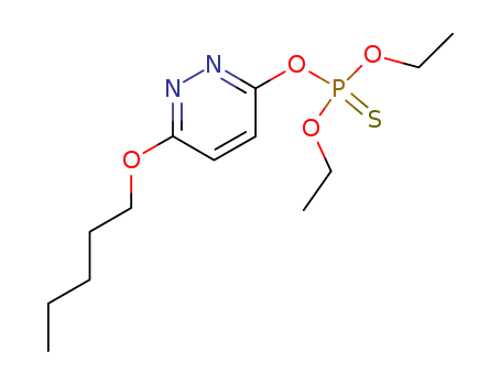 31971-68-3,O,O-diethyl O-[6-(pentyloxy)pyridazin-3-yl] phosphorothioate,