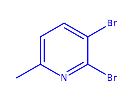 Molecular Structure of 261373-04-0 (2,3-DIBROMO-6-PICOLINE)
