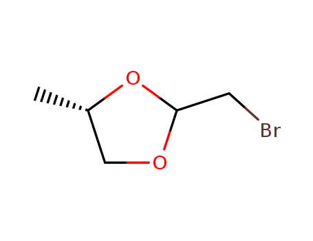 1,3-DIOXOLANE,2-(BROMOMETHYL)-4-METHYL-,TRANS-
