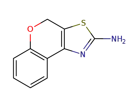 Molecular Structure of 31877-68-6 (4H-CHROMENO[4,3-D][1,3]THIAZOL-2-AMINE)