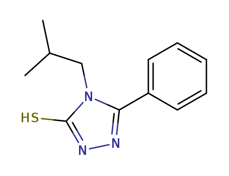 4-Isobutyl-5-phenyl-4H-1,2,4-triazol-3-ylhydrosulfide