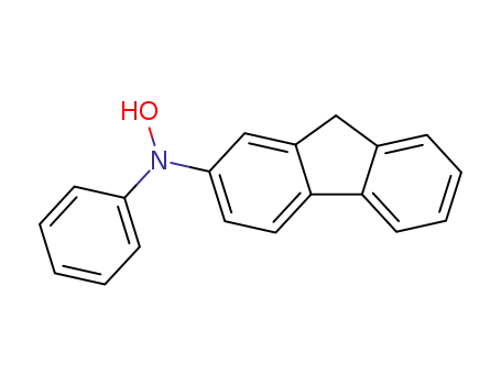 Molecular Structure of 31874-15-4 (N-(9H-Fluoren-2-yl)-N-phenylhydroxylamine)